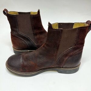 OluKai Makaloa Men's Brown Leather Boots With Rubber Soles Men's Size 10.5